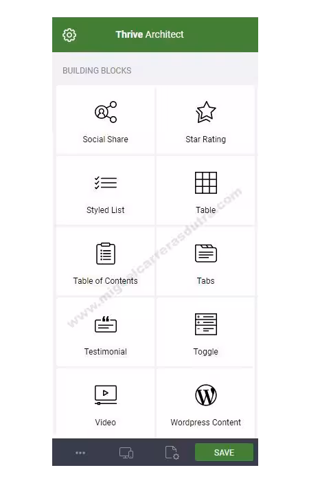 thrive architect tutorial en español